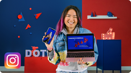 Estratégias no Instagram para desenvolvimento de marca, um curso online de Dot Lung
